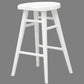 BERONA SOLID MAHOGANY COUNTER STOOL WHITE - MyChocolateWood