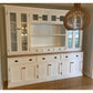 BERTRAM 5 PIECE BUFFET & HUTCH CUSTOM MADE TO ORDER WHITE PAINTED MDF & TASSIE OAK - MyChocolateWood