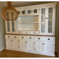 BERTRAM 5 PIECE BUFFET & HUTCH CUSTOM MADE TO ORDER WHITE PAINTED MDF & TASSIE OAK - MyChocolateWood