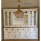 BERTRAM 5 PIECE BUFFET & HUTCH CUSTOM MADE TO ORDER WHITE PAINTED MDF & TASSIE OAK - MyChocolateWood