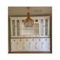 BERTRAM 5 PIECE BUFFET & HUTCH CUSTOM MADE TO ORDER WHITE PAINTED MDF & TASSIE OAK - MyChocolateWood