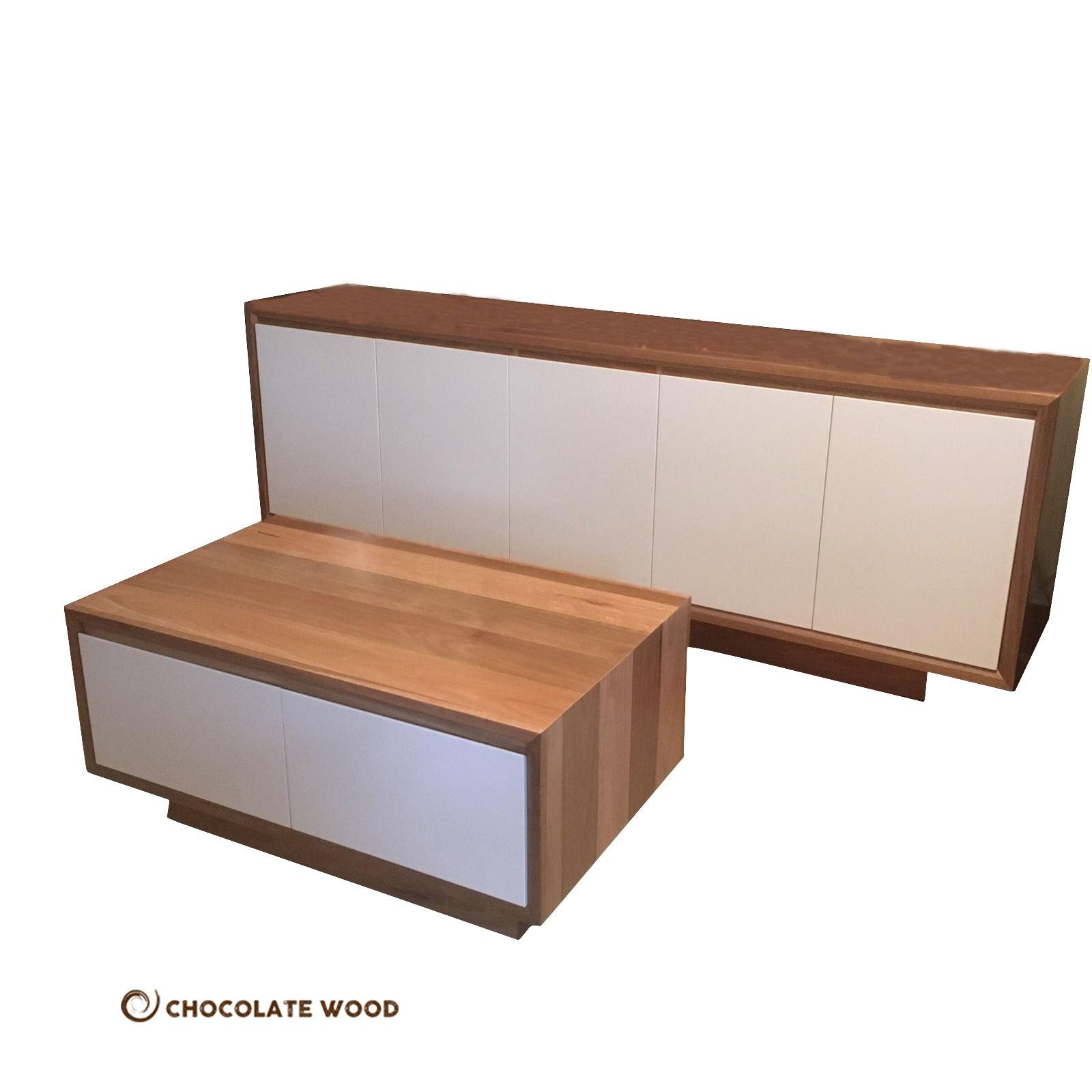 BLOOMFIELD SPOTTED GUM BUFFET - AUSTRALIAN CUSTOM MADE - MyChocolateWood