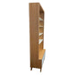 BLOOMFIELD TASSIE OAK BOOKCASE IN CLEAR LACQUER - MyChocolateWood
