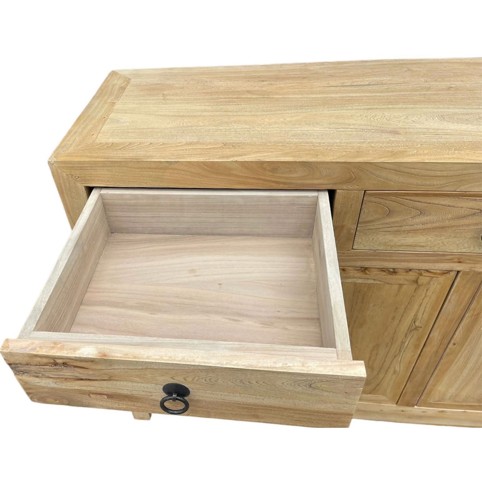 BORDEAUX BUFFET IN RECLAIMED ELM 140CM - MyChocolateWood