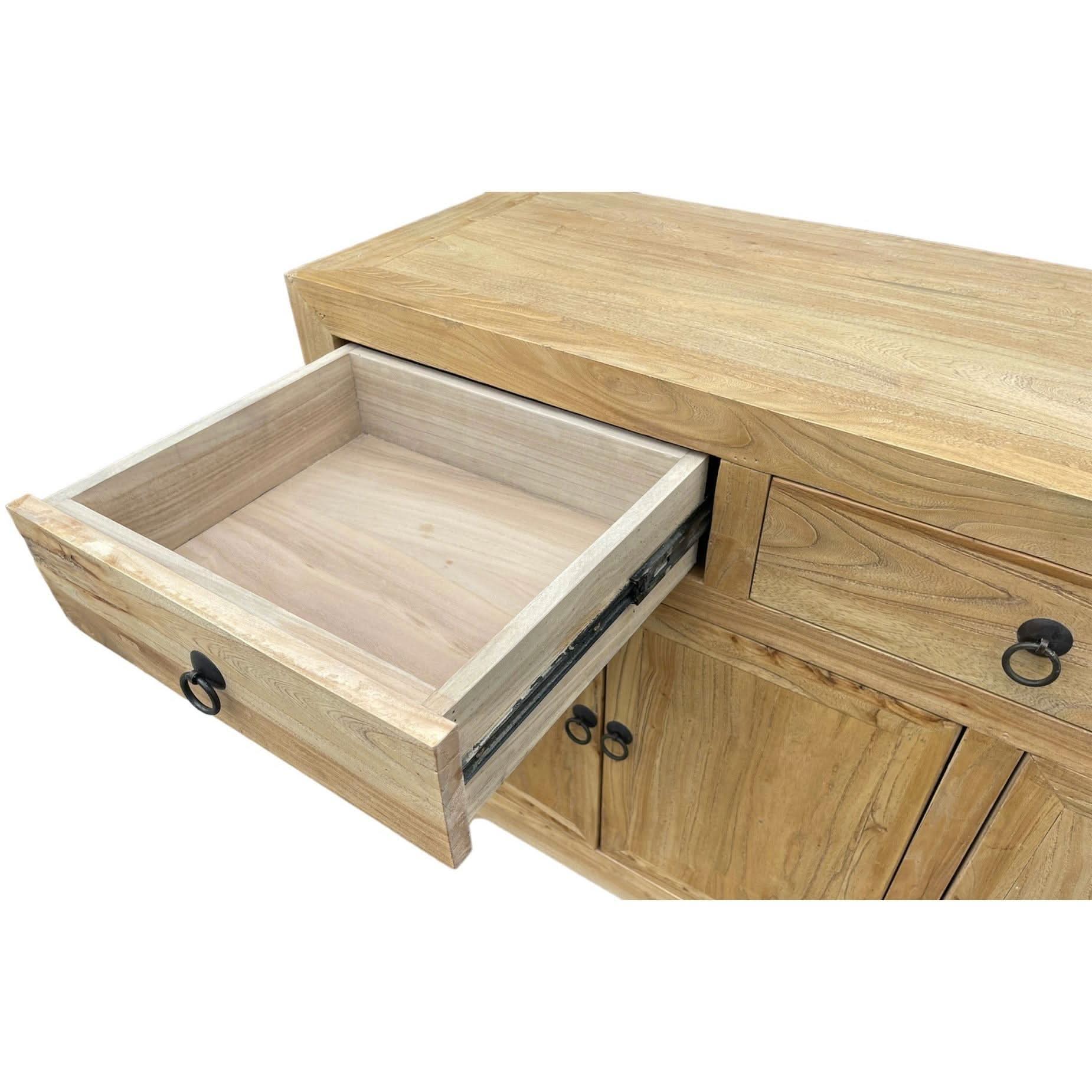 BORDEAUX BUFFET IN RECLAIMED ELM 140CM - MyChocolateWood