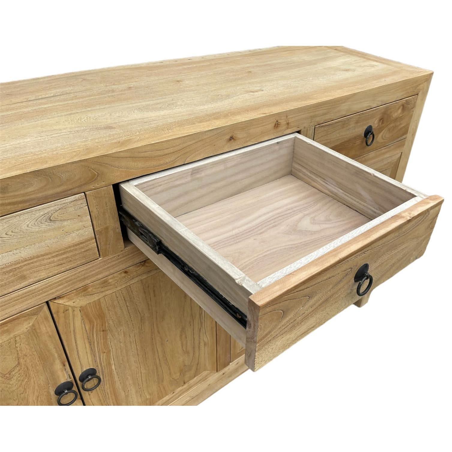 BORDEAUX BUFFET IN RECLAIMED ELM 140CM - MyChocolateWood