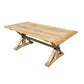 BORDEAUX DINING TABLE IN RECLAIMED ELM 300CM - MyChocolateWood