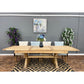 BORDEAUX EXTENSION DINING TABLE IN RECLAIMED ELM - MyChocolateWood