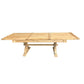 BORDEAUX EXTENSION DINING TABLE IN RECLAIMED ELM - MyChocolateWood