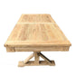 BORDEAUX EXTENSION DINING TABLE IN RECLAIMED ELM - MyChocolateWood