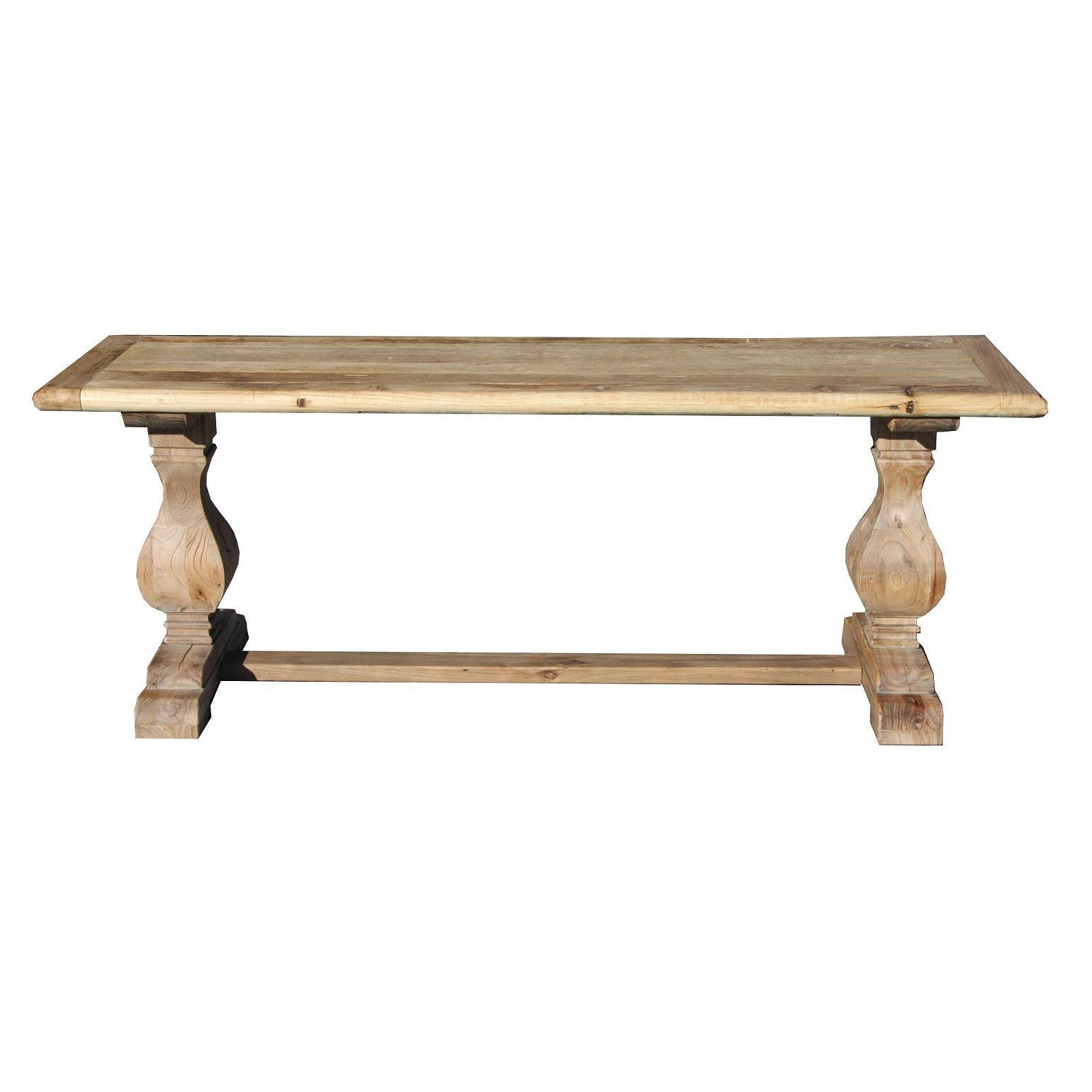 BORDEAUX HALL TABLE/CONSOLE TABLE IN RECLAIMED ELM 150CM - MyChocolateWood