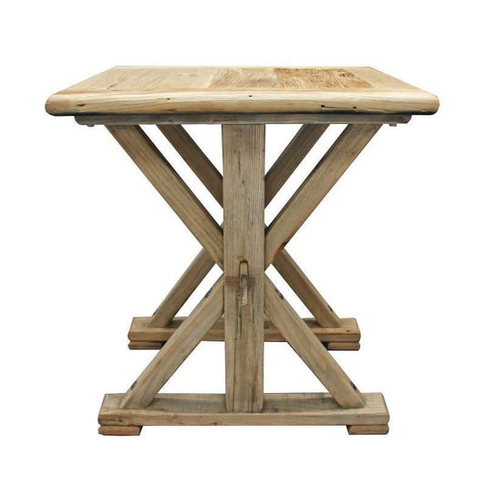 BORDEAUX LAMP TABLE/SIDE TABLE IN RECLAIMED ELM - MyChocolateWood