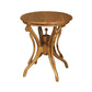 BORIS SOLID MAHOGNAY SIDE/WINE TABLE IN LIGHT PECAN - MyChocolateWood