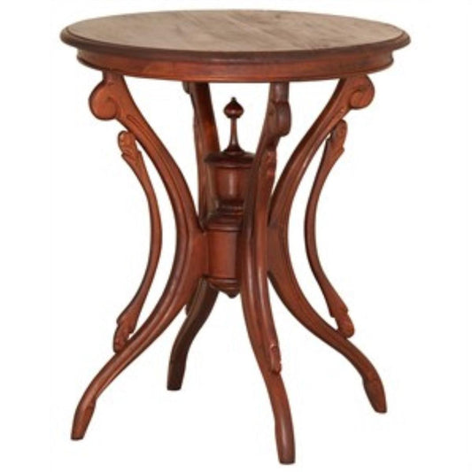 BORIS SOLID MAHOGNAY SIDE/WINE TABLE IN MAHOGANY - MyChocolateWood
