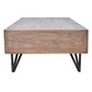 BOSWORTH OLD ELM PHARMACY COFFEE TABLE BLACK & NATURAL - MyChocolateWood