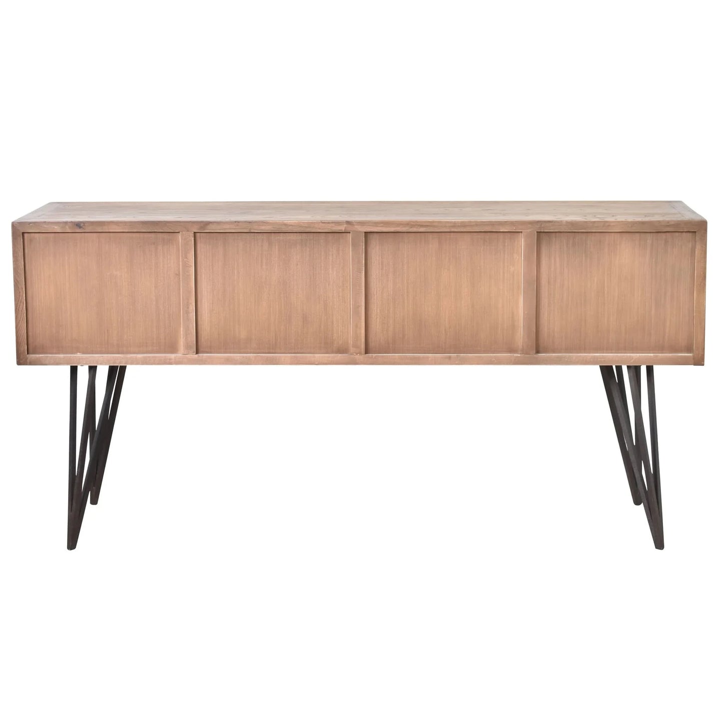 BOSWORTH OLD ELM PHARMACY SIDEBOARD/BUFFET  BLACK & NATURAL - MyChocolateWood