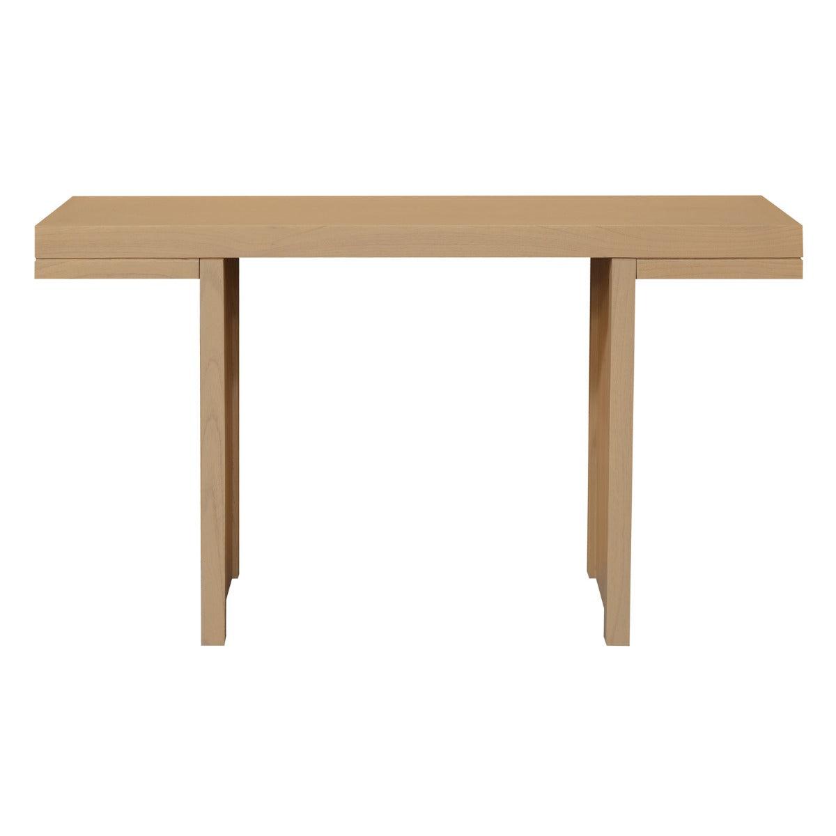 BRENTWOOD CONTEMPORARY CONSOLE TABLE HALL TABLE - NATURAL - MyChocolateWood