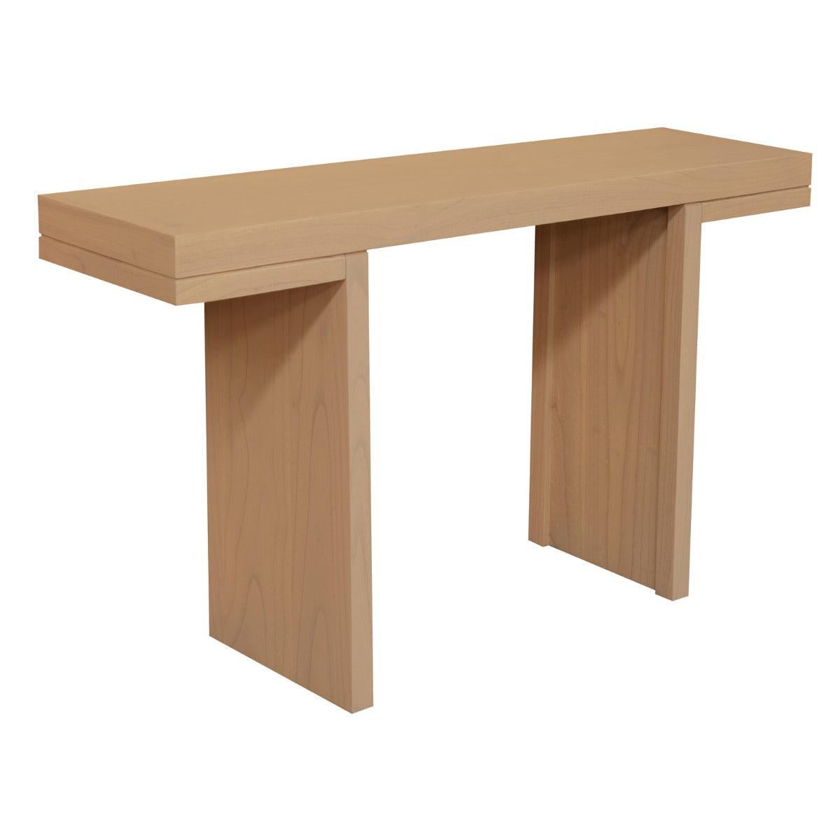 BRENTWOOD CONTEMPORARY CONSOLE TABLE HALL TABLE - NATURAL - MyChocolateWood