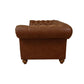 BRIGHTON FABRIC ARMCHAIR IN TAN - MyChocolateWood