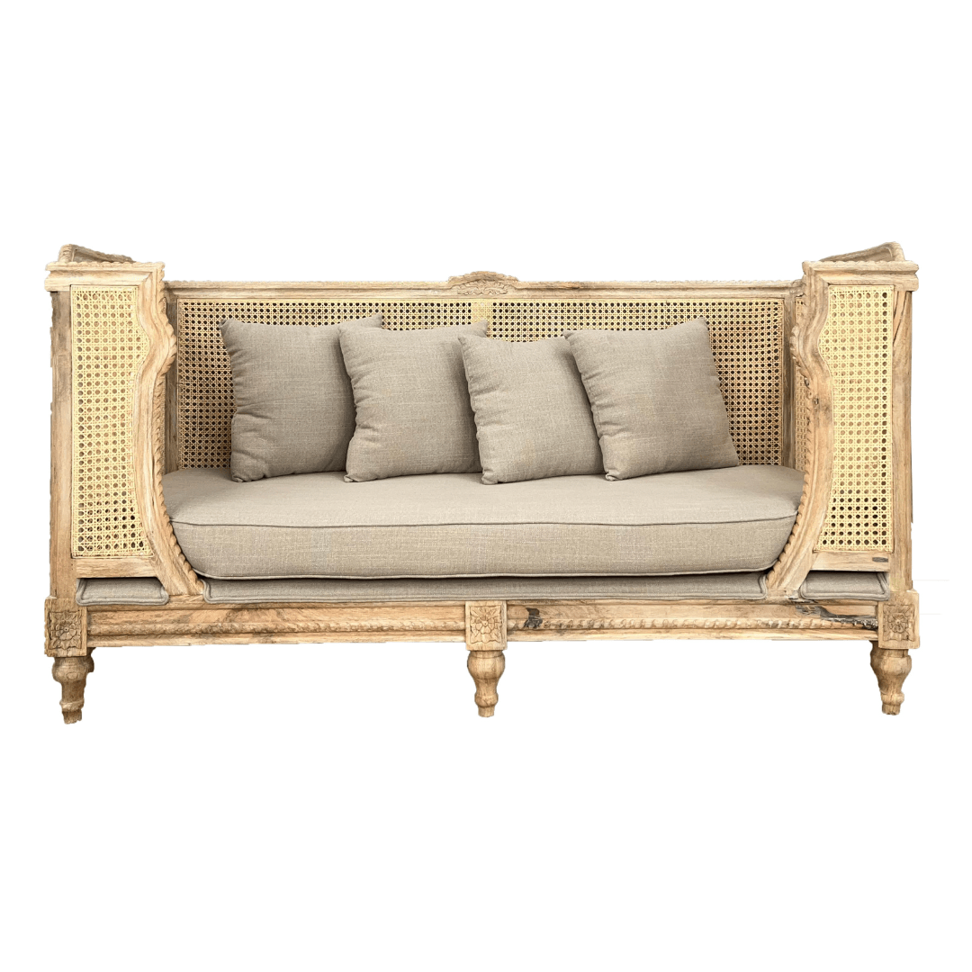 BUNGALOW DAY BED IN MANGO WOOD - MyChocolateWood