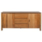BUNGARRA 2 DRAWER 3 DOOR BUFFET IN MARRI WOOD - NATURAL - MyChocolateWood