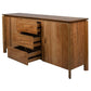 BUNGARRA 2 DRAWER 3 DOOR BUFFET IN MARRI WOOD - NATURAL - MyChocolateWood
