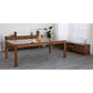 BUNGARRA 240CM DINING TABLE IN MARRI WOOD - NATURAL - MyChocolateWood