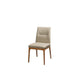 BUNGARRA BUFFALO LEATHER DINING CHAIR IN LIGHT MOCHA - MyChocolateWood