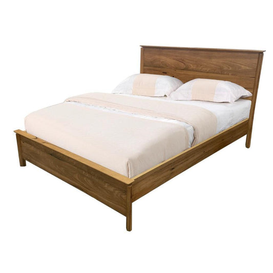 BUNGARRA QUEEN BED IN MARRI WOOD - NATURAL - MyChocolateWood