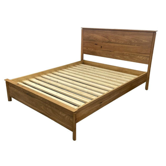 BUNGARRA QUEEN BED IN MARRI WOOD - NATURAL - MyChocolateWood