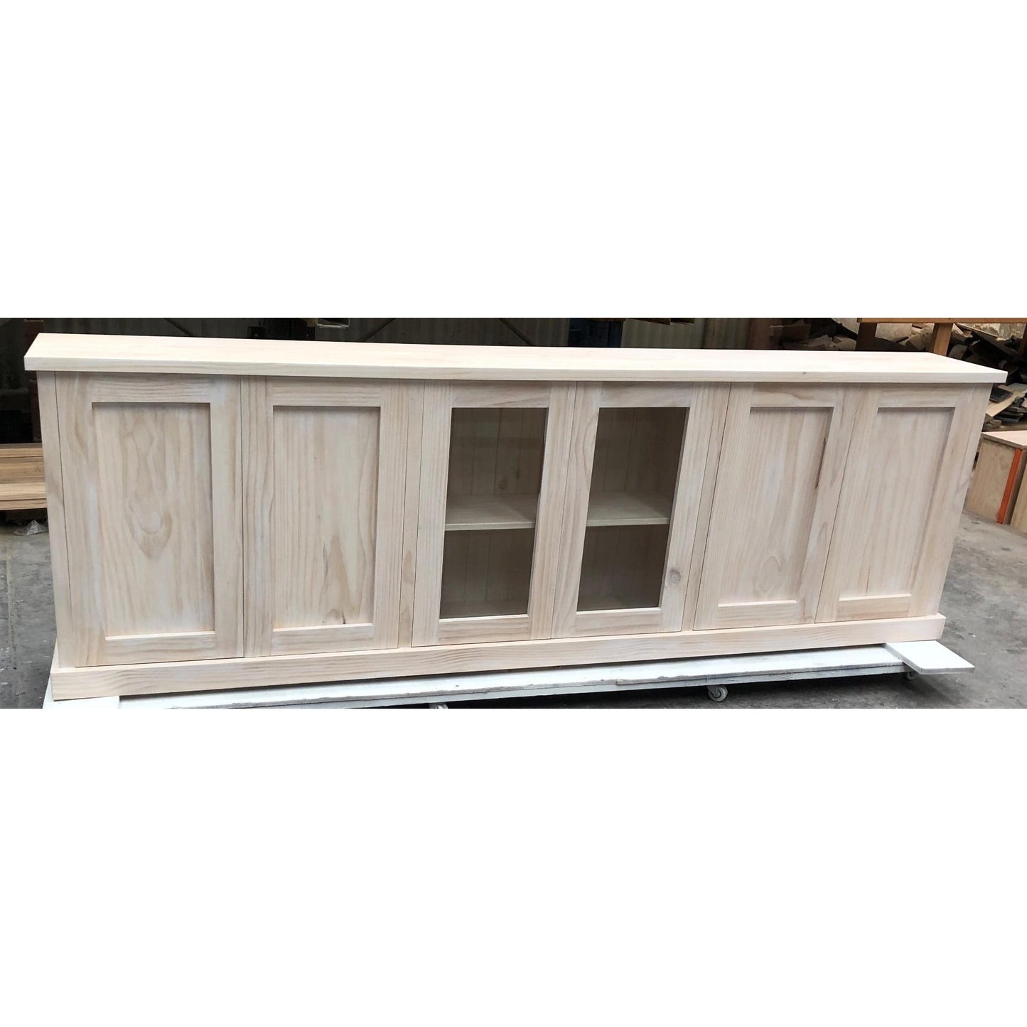 BURLINGTON 2 PIECE WALL UNIT TV ENTERTAINMENT CENTRE BOOKCASE/BOOKSHELF - MyChocolateWood