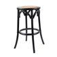 CAFE KITCHEN STOOL IN BLACK 66CM HIGH - MyChocolateWood
