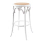 CAFE KITCHEN STOOL IN WHITE 66CM HIGH - MyChocolateWood