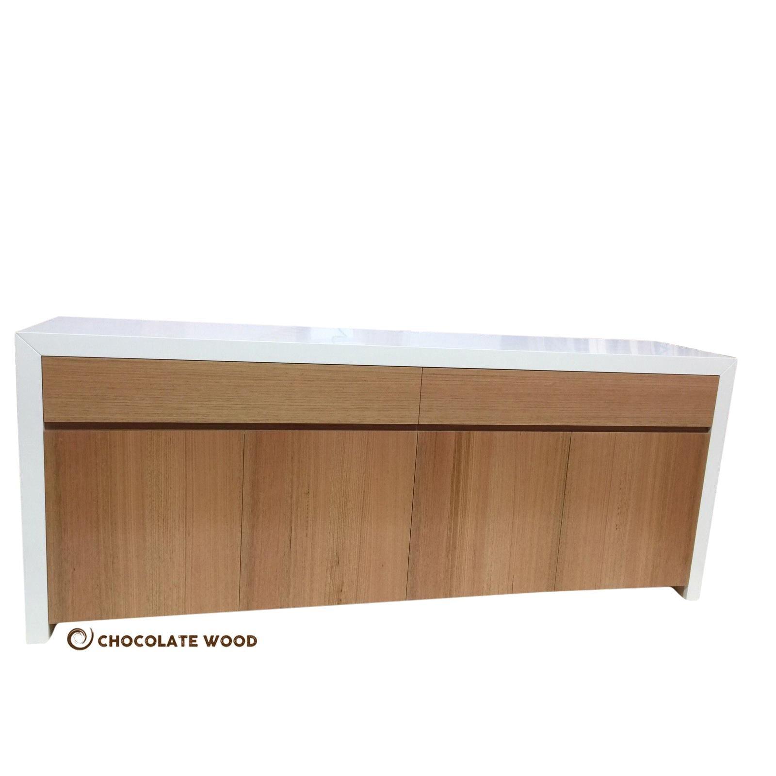 CAMDEN AUSTRALIAN TASSIE OAK 4 DOORS/2 DRAWERS BUFFFET/SIDEBOARD - CUSTOM MADE TO ORDER - MyChocolateWood