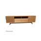 CAMMERAY TASSIE OAK TV/ENTERTAINMENT UNIT IN CLEAR LACQUER - CUSTOM MADE - MyChocolateWood