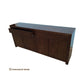 CANNES BUFFET/SIDEBOARD IN TASSIE OAK WITH 4 DOORS & 2 DRAWERS IN LIGHT CHOCOLATE - CUSTOM MADE - MyChocolateWood