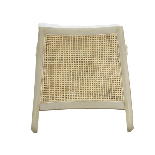 CARDENAS ARMCHAIR LOUNGE CHAIR MAHOGANY FRAME RATTAN BACK SANDBAR COLOUR