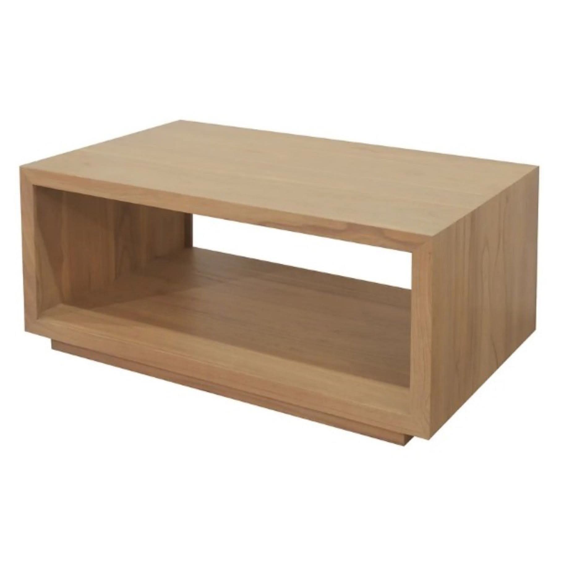 CARDEW SOLD WHITE CEDAR TIMBER COFFEE TABLE IN NATURAL - MyChocolateWood