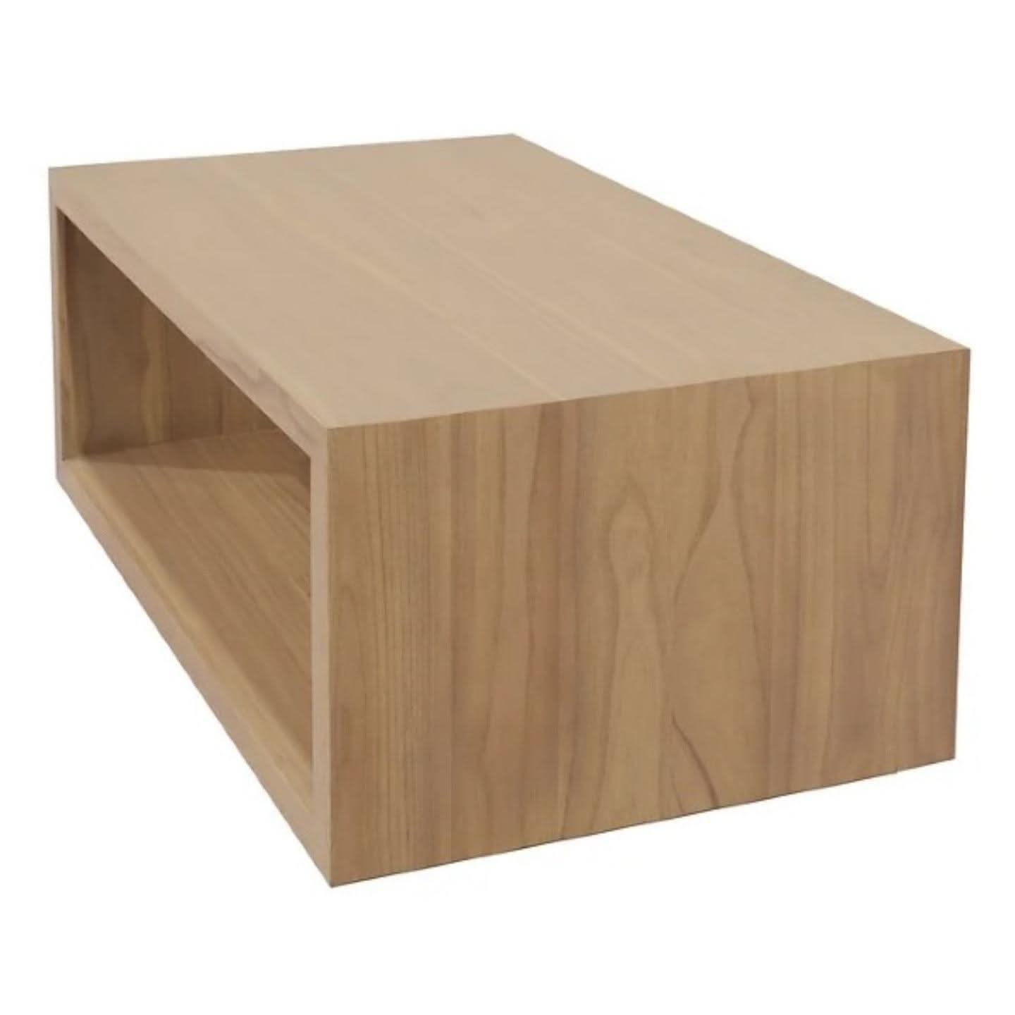 CARDEW SOLD WHITE CEDAR TIMBER COFFEE TABLE IN NATURAL - MyChocolateWood