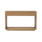 CARDEW SOLD WHITE CEDAR TIMBER CONSOLE TABLE/HALL TABLE 2 DRAWERS IN NATURAL - MyChocolateWood