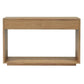 CARDEW SOLD WHITE CEDAR TIMBER CONSOLE TABLE/HALL TABLE 2 DRAWERS IN NATURAL - MyChocolateWood