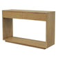 CARDEW SOLD WHITE CEDAR TIMBER CONSOLE TABLE/HALL TABLE 2 DRAWERS IN NATURAL - MyChocolateWood