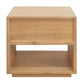 CARDEW SOLID WHITE CEDAR 1 DRAWER BEDSIDE TABLE IN NATURAL - MyChocolateWood