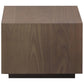CARDEW SOLID WHITE CEDAR (MINDI WOOD) TIMBER LOW BEDSIDE TABLE 1 DRAWER IN LATTE - MyChocolateWood