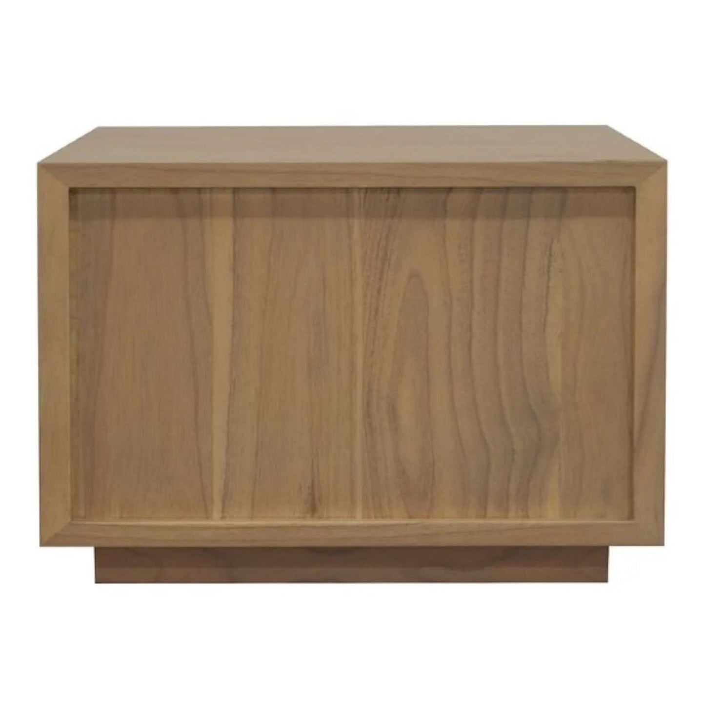CARDEW SOLID WHITE CEDAR TIMBER 1 DRAWER LOW BEDSIDE TABLE IN NATURAL - MyChocolateWood