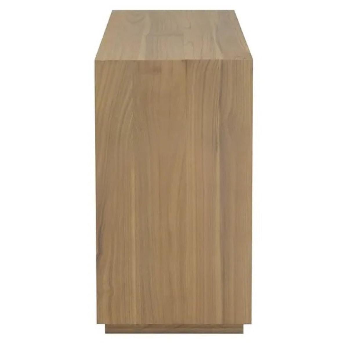 CARDEW SOLID WHITE CEDAR TIMBER 2-DOOR BUFFET IN NATURAL 92CM - MyChocolateWood