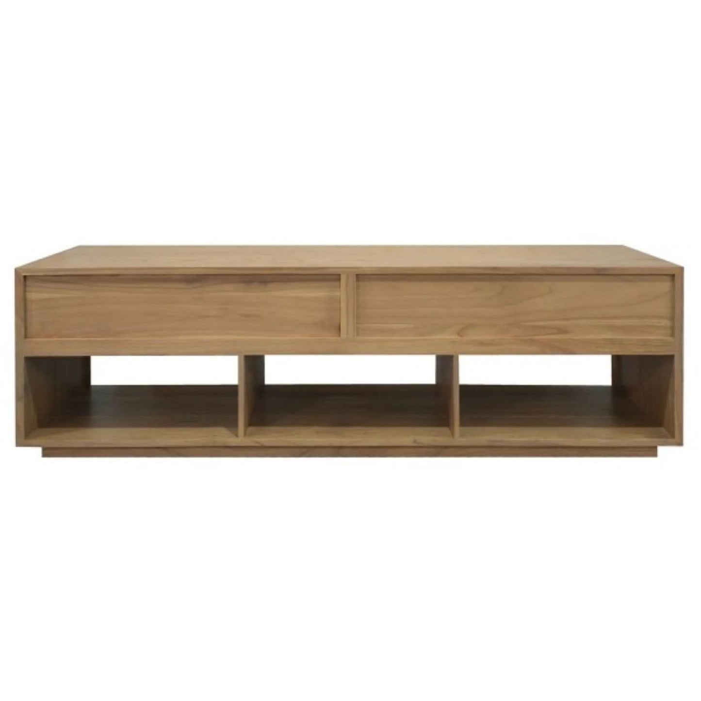 CARDEW SOLID WHITE CEDAR TIMBER 3 DRAWERS 180CM TV UNIT IN NATURAL - MyChocolateWood