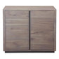 CARDEW SOLID WHITE CEDAR TIMBER BUFFET/SIDEBOARD 2 DOORS IN LATTE 92CM - MyChocolateWood
