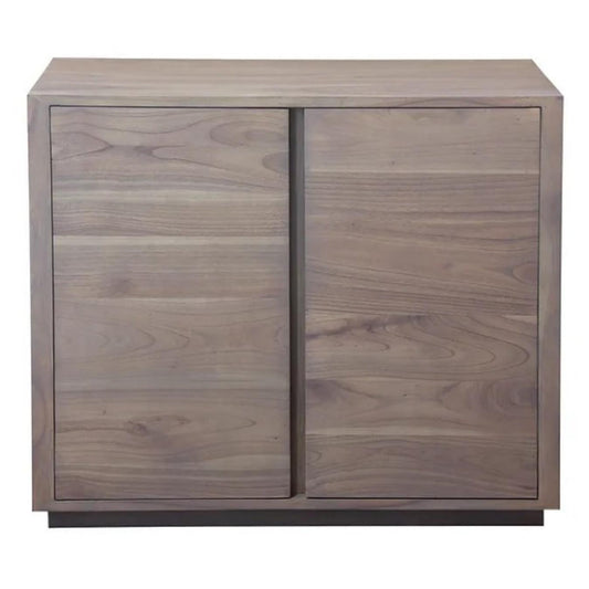 CARDEW SOLID WHITE CEDAR TIMBER BUFFET/SIDEBOARD 2 DOORS IN LATTE 92CM - MyChocolateWood