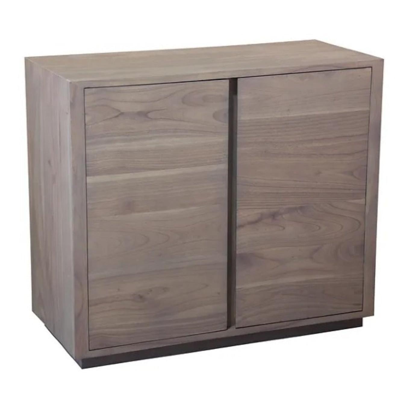 CARDEW SOLID WHITE CEDAR TIMBER BUFFET/SIDEBOARD 2 DOORS IN LATTE 92CM - MyChocolateWood